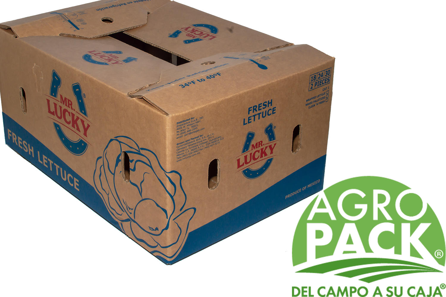 Caja de lechuga