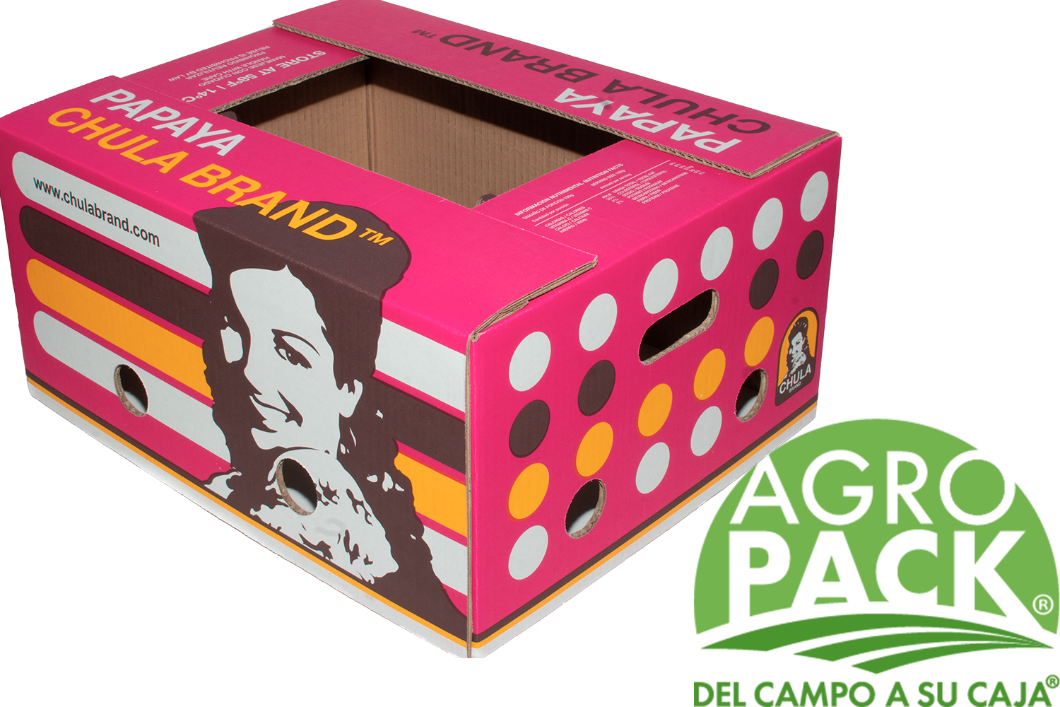 Caja de papaya