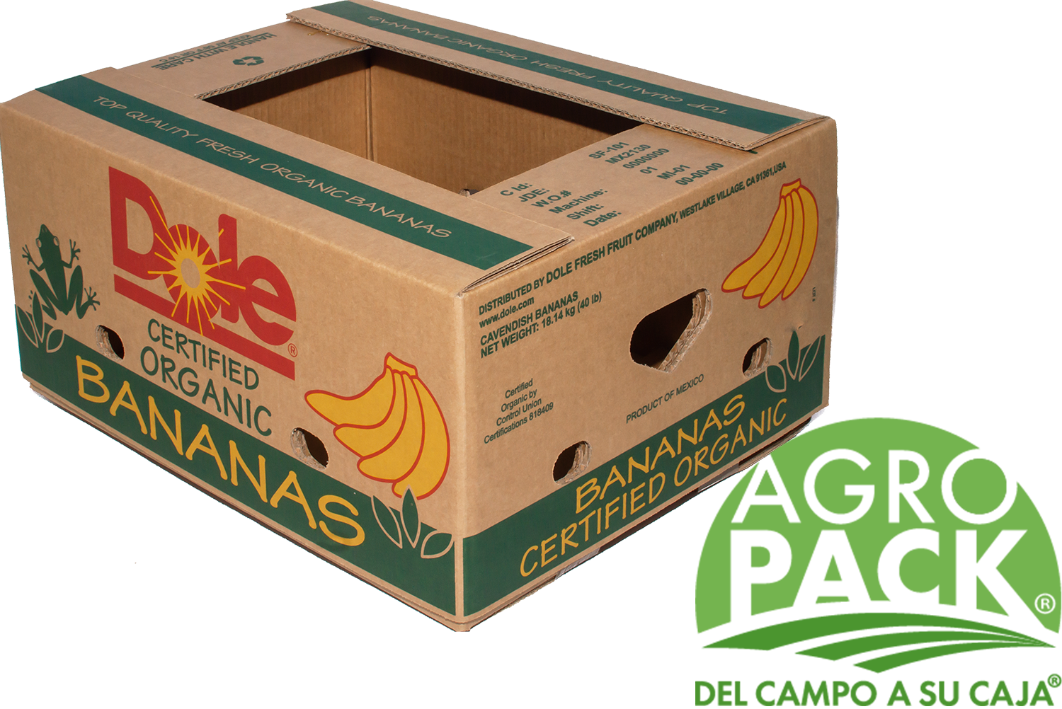 Caja de platano