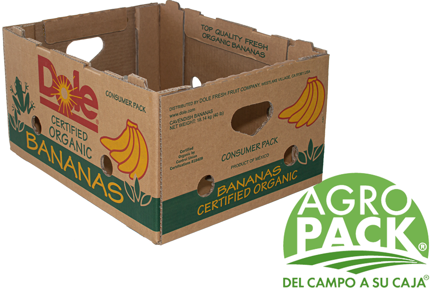 Caja de platano