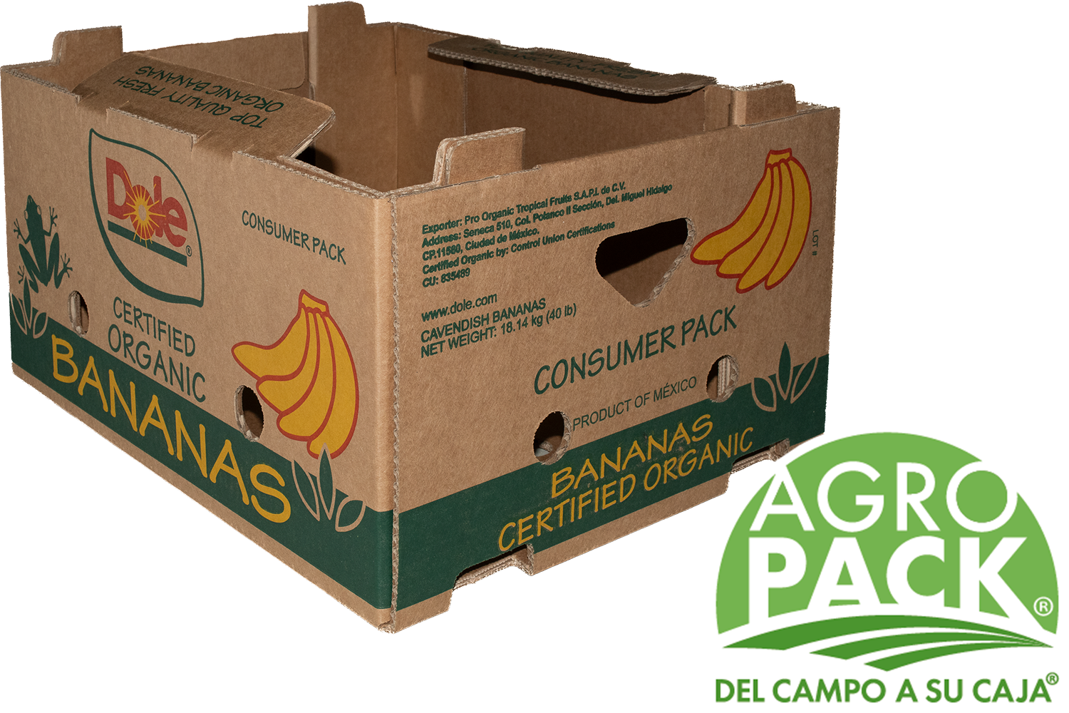 Caja de platano